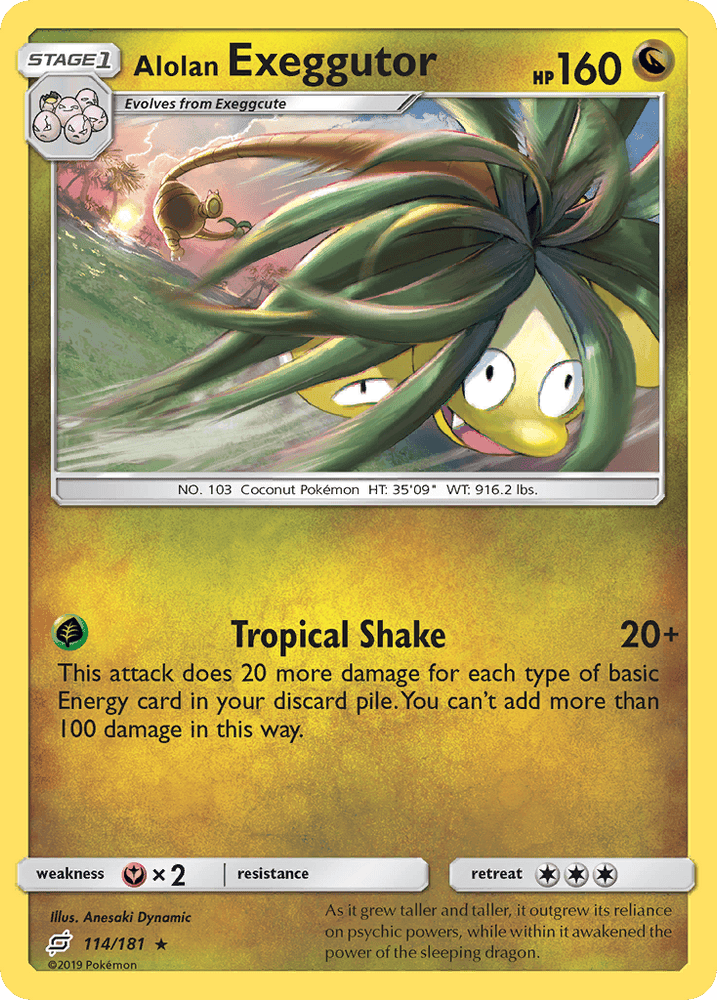 Alolan Exeggutor (114/181) [Sun & Moon: Team Up] (Online Only)