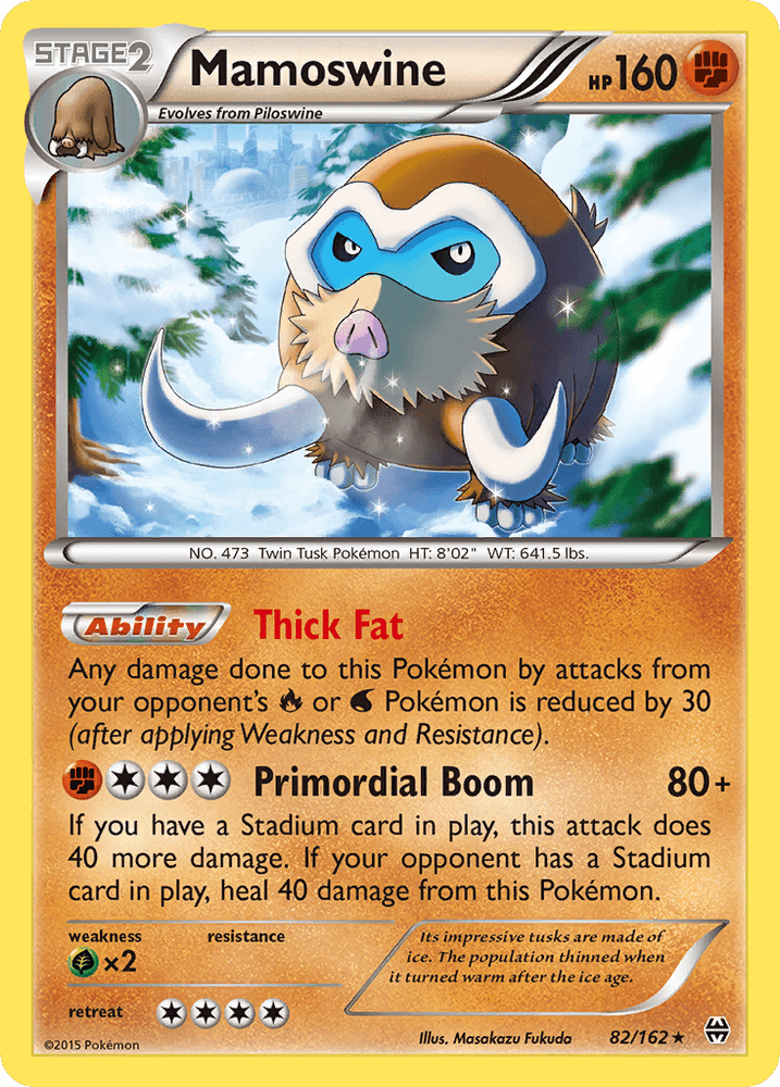 Mamoswine (82/162) [XY: BREAKthrough] (Online Only)