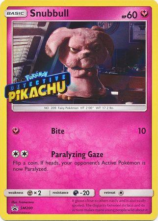 Snubbull Detective (SM200) (Pikachu Stamped) [Sun & Moon: Black Star Promos] (Online Only)