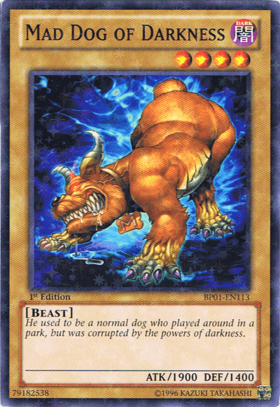 Mad Dog of Darkness [BP01-EN113] Starfoil Rare (ONLINE ORDER ONLY)