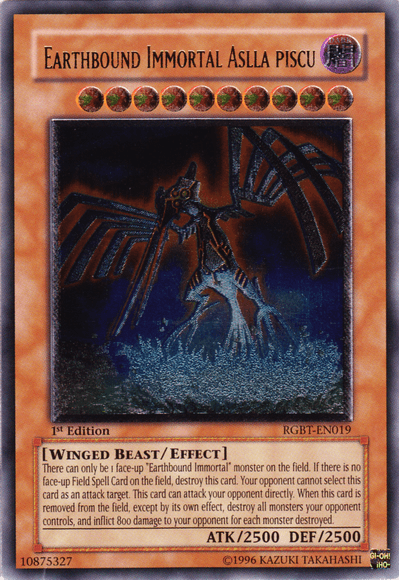 Earthbound Immortal Aslla Piscu [RGBT-EN019] Ultimate Rare (ONLINE ORDER ONLY)