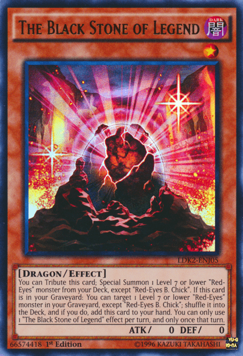 The Black Stone of Legend [LDK2-ENJ05] Ultra Rare (ONLINE ORDER ONLY)