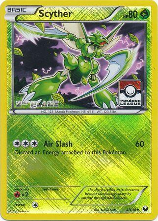 Scyther (4/108) (League Promo 2nd Place) [Black & White: Dark Explorers] (Online Only)