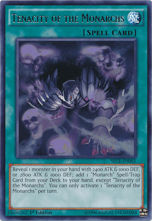 Tenacity of the Monarchs [SECE-EN061] Rare (ONLINE ORDER ONLY)