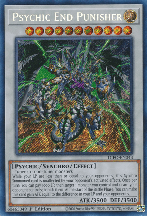 Psychic End Punisher [DIFO-EN043] Secret Rare (ONLINE ORDER ONLY)