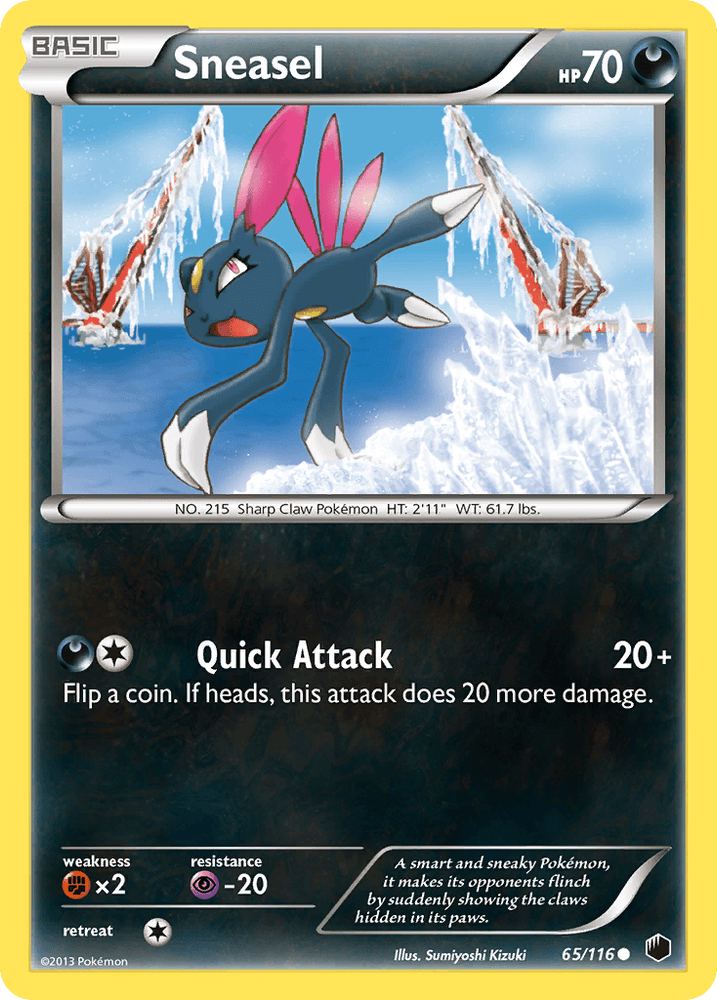 Sneasel (65/116) [Black & White: Plasma Freeze] (Online Only)