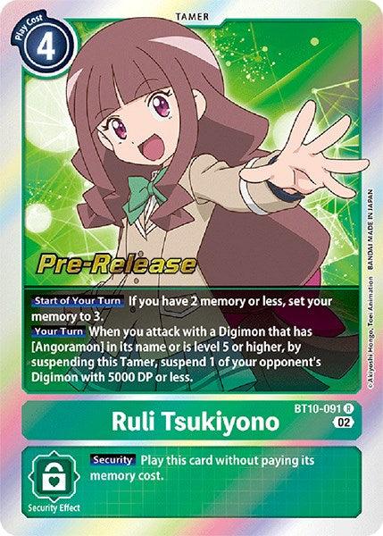 Ruli Tsukiyono [BT10-091] [Xros Encounter Pre-Release Cards] (ONLINE ORDER ONLY)