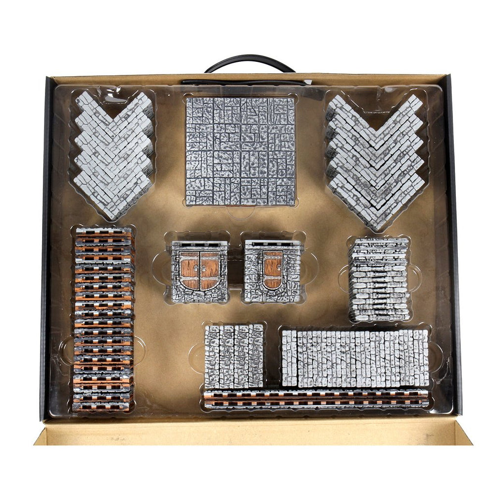 WarLock Tiles: Dungeon Tiles II – Full Height Stone Walls (ONLINE ORDER ONLY)