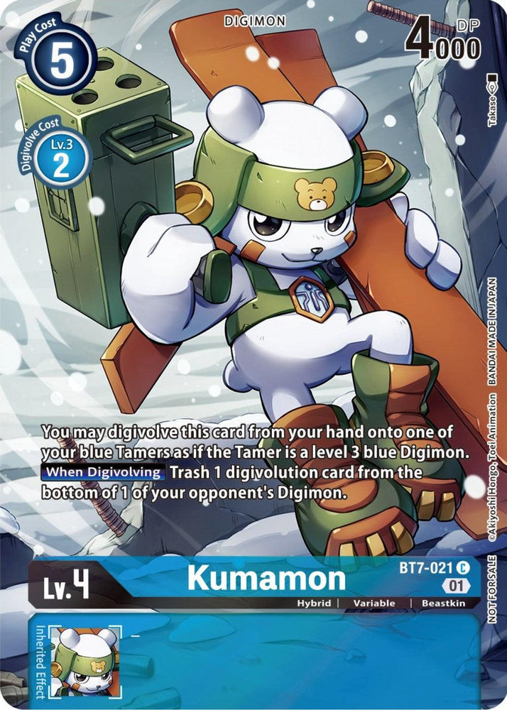 Kumamon [BT7-021] (2nd Anniversary Frontier Card) [Next Adventure Promos] (ONLINE ORDER ONLY)