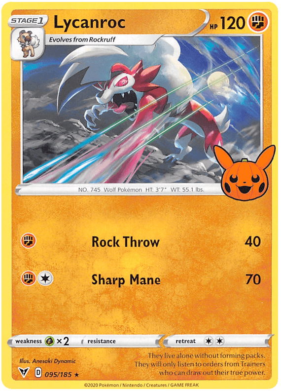 Lycanroc (095/185) [Trick or Trade 2023] (Online Only)