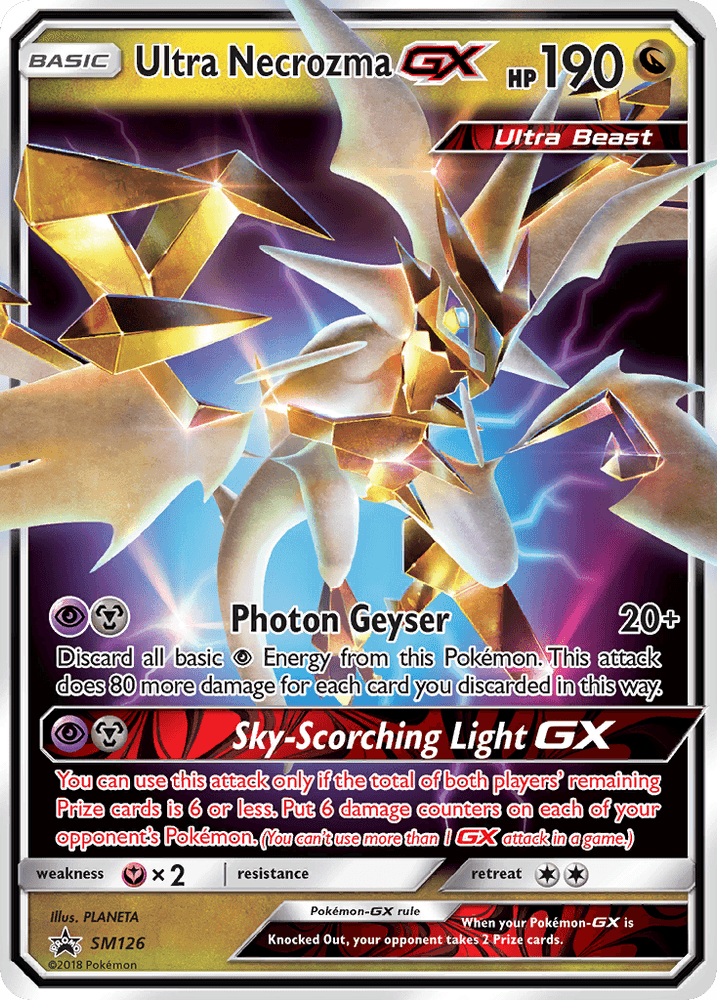 Ultra Necrozma GX (SM126) [Sun & Moon: Black Star Promos] (Online Only)