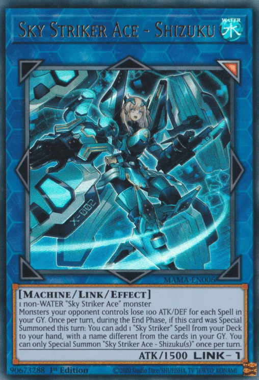 Sky Striker Ace - Shizuku [MAMA-EN006] Ultra Rare (ONLINE ORDER ONLY)