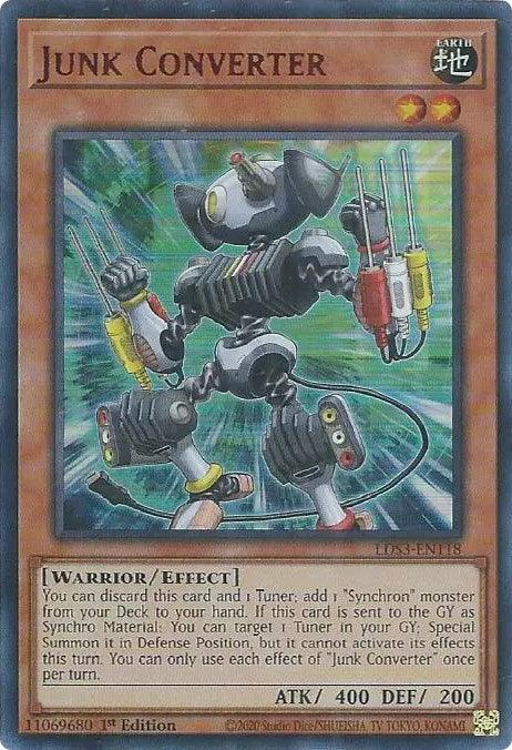 Junk Converter (Red) [LDS3-EN118] Ultra Rare (ONLINE ORDER ONLY)