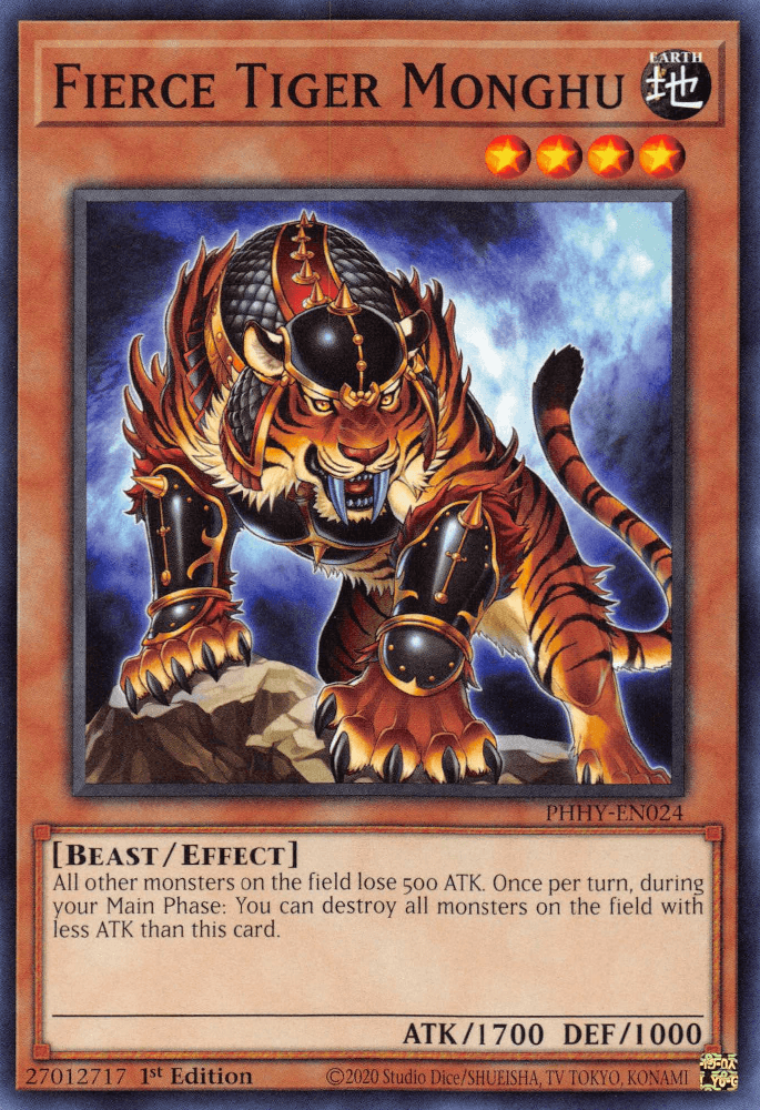Fierce Tiger Monghu [PHHY-EN024] Common (ONLINE ORDER ONLY)