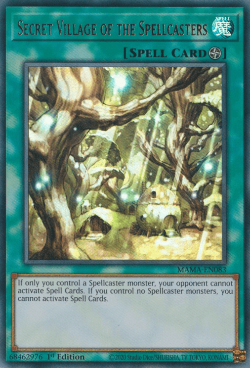 Secret Village of the Spellcasters [MAMA-EN083] Ultra Rare (ONLINE ORDER ONLY)