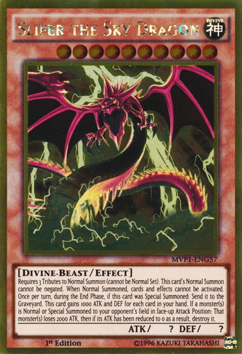 Slifer the Sky Dragon [MVP1-ENG57] Gold Rare (ONLINE ORDER ONLY)