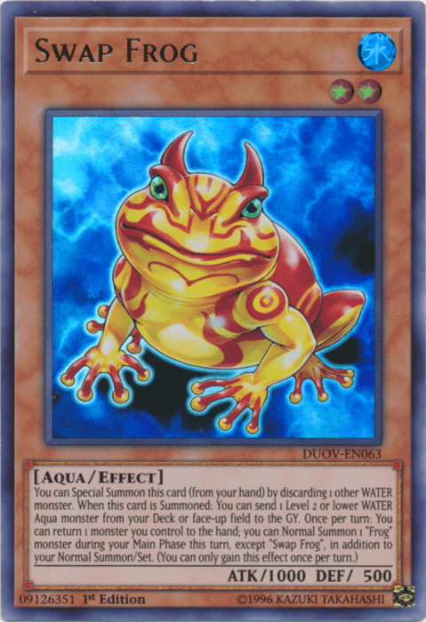 Swap Frog [DUOV-EN063] Ultra Rare (ONLINE ORDER ONLY)