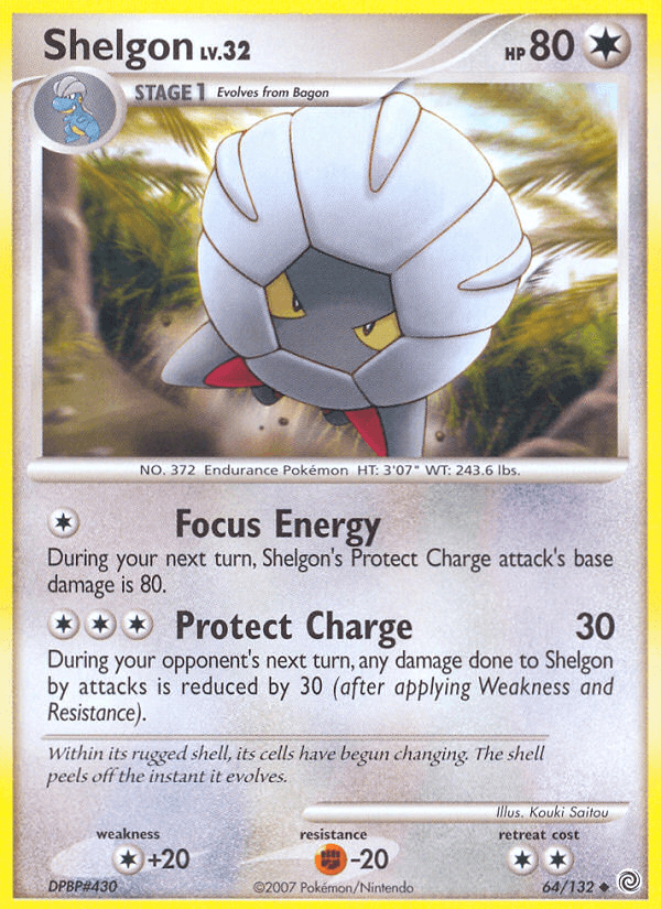 Shelgon (64/132) [Diamond & Pearl: Secret Wonders] (Online Only)