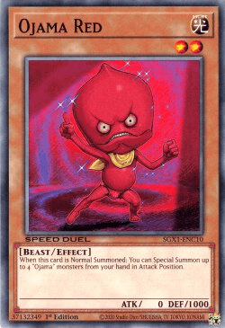 Ojama Red [SGX1-ENC10] Common (ONLINE ORDER ONLY)