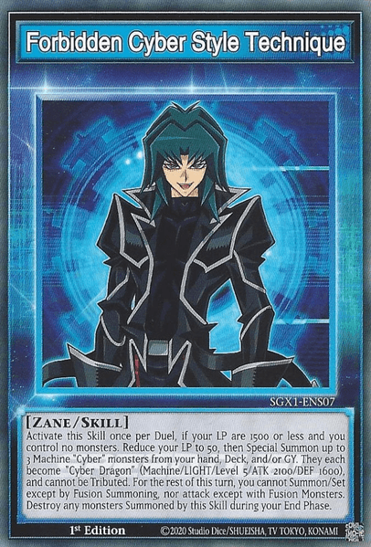 Forbidden Cyber Style Technique [SGX1-ENS07] Common (ONLINE ORDER ONLY)