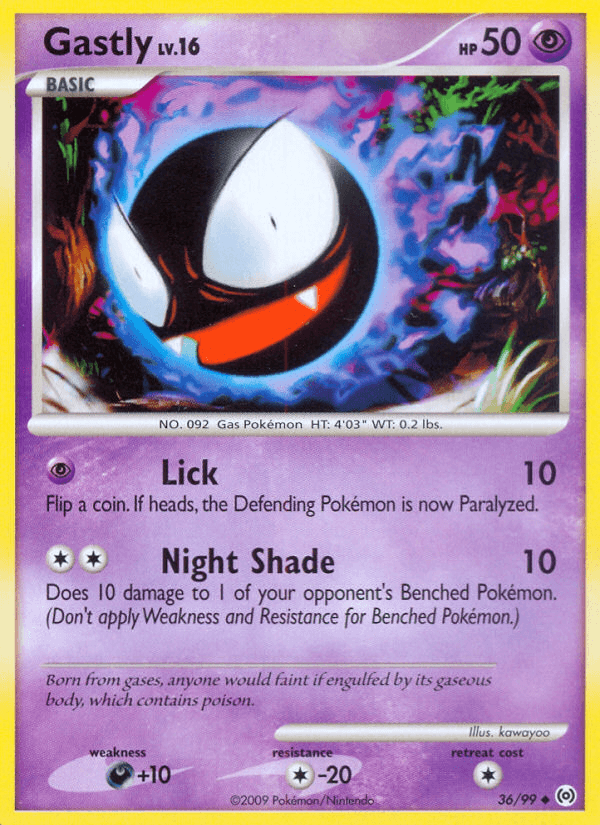 Gastly (36/99) [Platinum: Arceus] (Online Only)