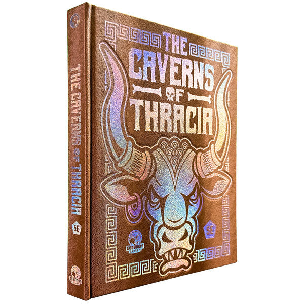 Dungeon Crawl Classics: The Caverns of Thracia, Minotaur Hide Cover (ONLINE ORDER ONLY)
