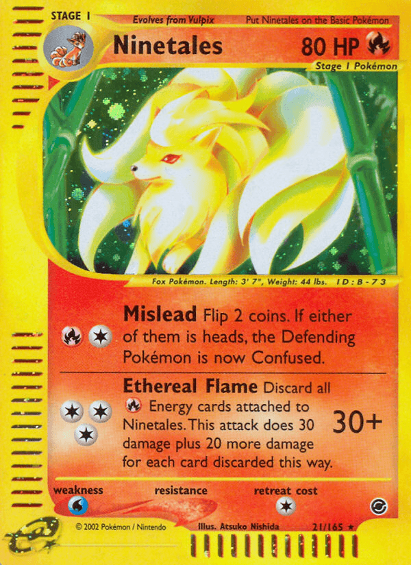 Ninetales (21/165) [Expedition: Base Set] (Online Only)