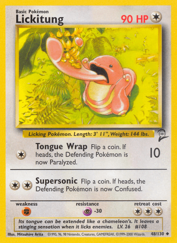 Lickitung (48/130) [Base Set 2] (Online Only)