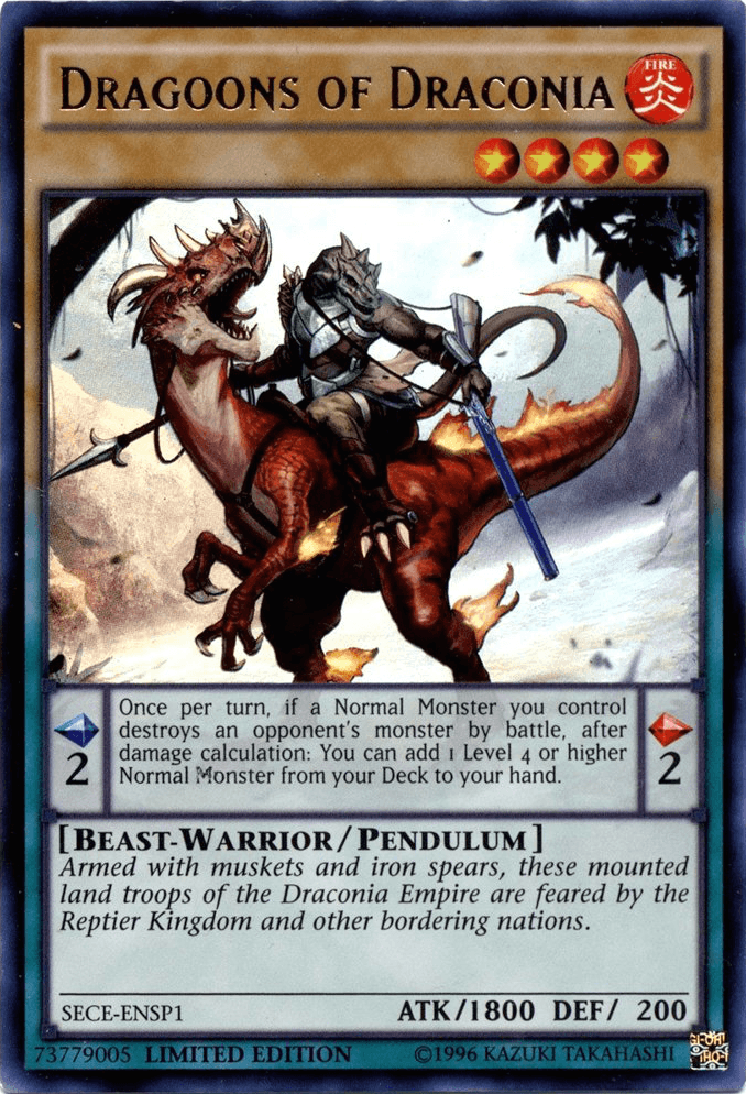 Dragoons of Draconia [SECE-ENSP1] Ultra Rare (ONLINE ORDER ONLY)