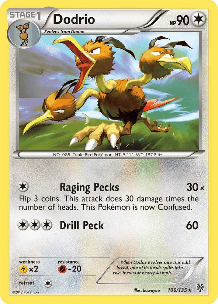 Dodrio (100/135) [Black & White: Plasma Storm] (Online Only)