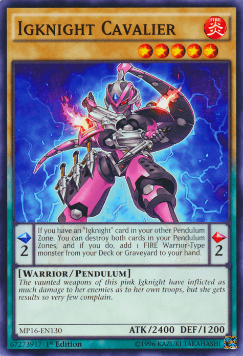 Igknight Cavalier [MP16-EN130] Common (ONLINE ORDER ONLY)