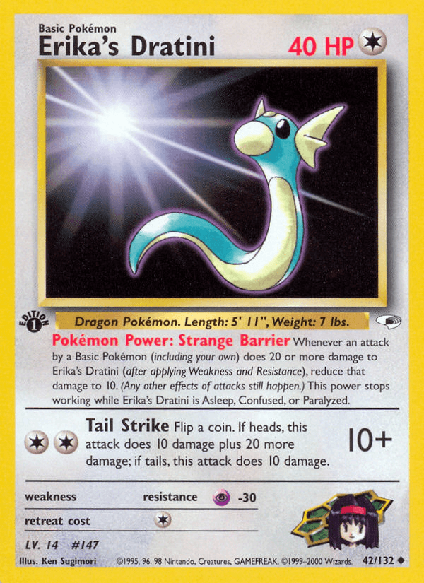 Erika's Dratini (42/132) [Gym Heroes 1st Edition] (Online Only)