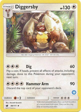 Diggersby (88/111) (Deck Exclusive #18) [Sun & Moon: Trainer Kit - Alolan Ninetales] (Online Only)