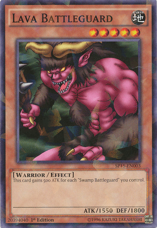 Lava Battleguard [SP15-EN003] Shatterfoil Rare (ONLINE ORDER ONLY)