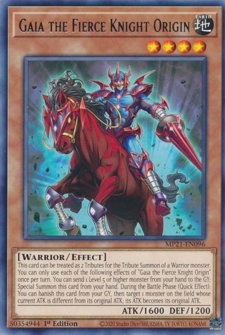 Gaia the Fierce Knight Origin [MP21-EN096] Rare (ONLINE ORDER ONLY)