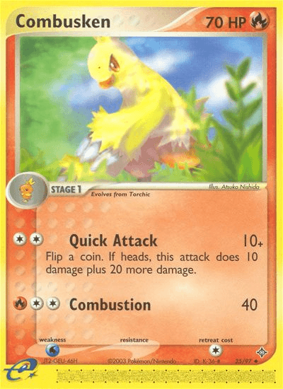 Combusken (25/97) [EX: Dragon] (Online Only)