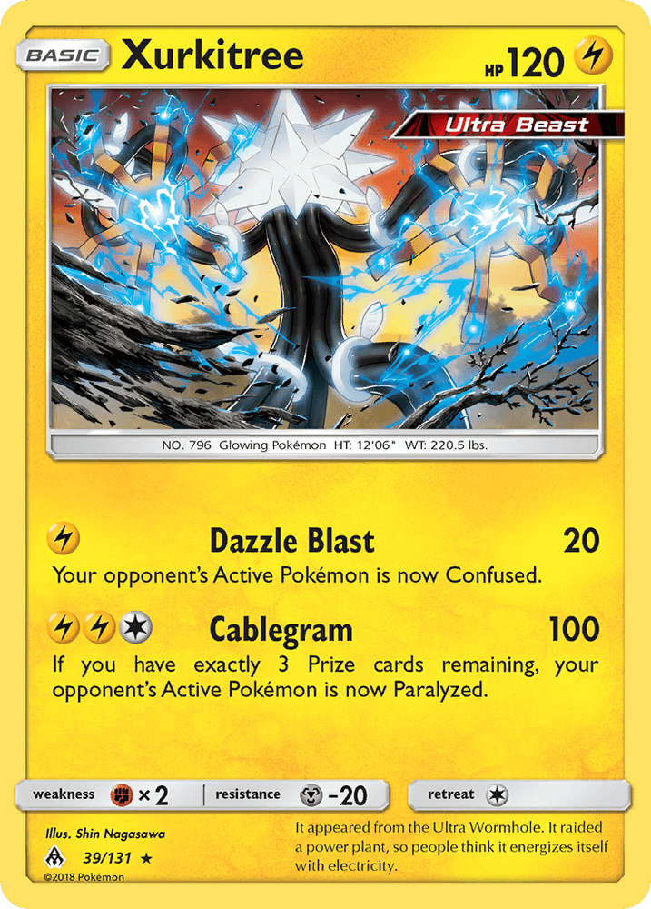 Xurkitree (39/131) [Sun & Moon: Forbidden Light] (Online Only)