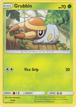 Grubbin (16/30) [Sun & Moon: Trainer Kit - Alolan Raichu] (Online Only)