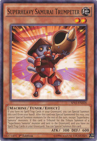 Superheavy Samurai Trumpeter [SP15-EN028] Common (ONLINE ORDER ONLY)