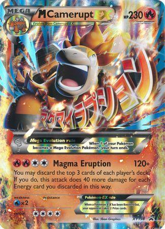 M Camerupt EX (XY198) (Jumbo Card) [XY: Black Star Promos] (Online Only)