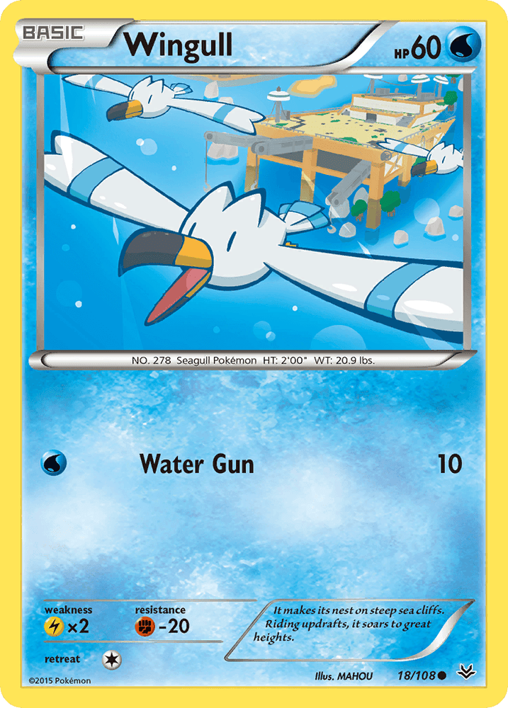 Wingull (18/108) [XY: Roaring Skies] (Online Only)