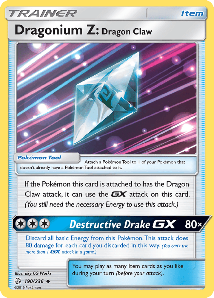 Dragonium Z: Dragon Claw (190/236) [Sun & Moon: Cosmic Eclipse] (Online Only)