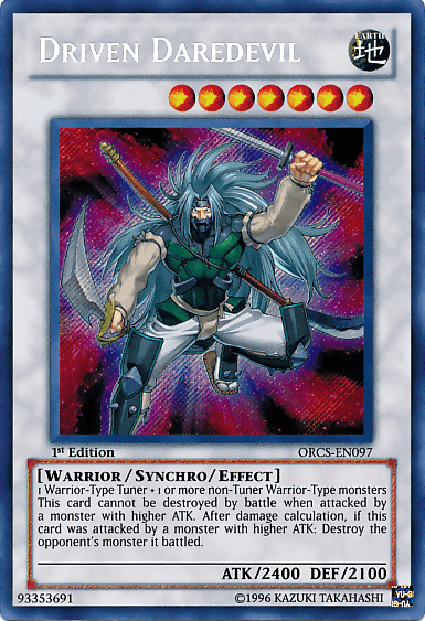 Driven Daredevil [ORCS-EN097] Secret Rare (ONLINE ORDER ONLY)