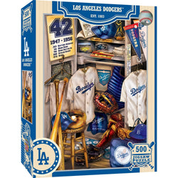 Los Angeles Dodgers - Locker Room 500 Piece Jigsaw Puzzle