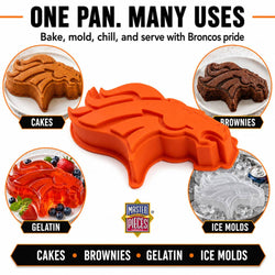 Denver Broncos Cake Pan