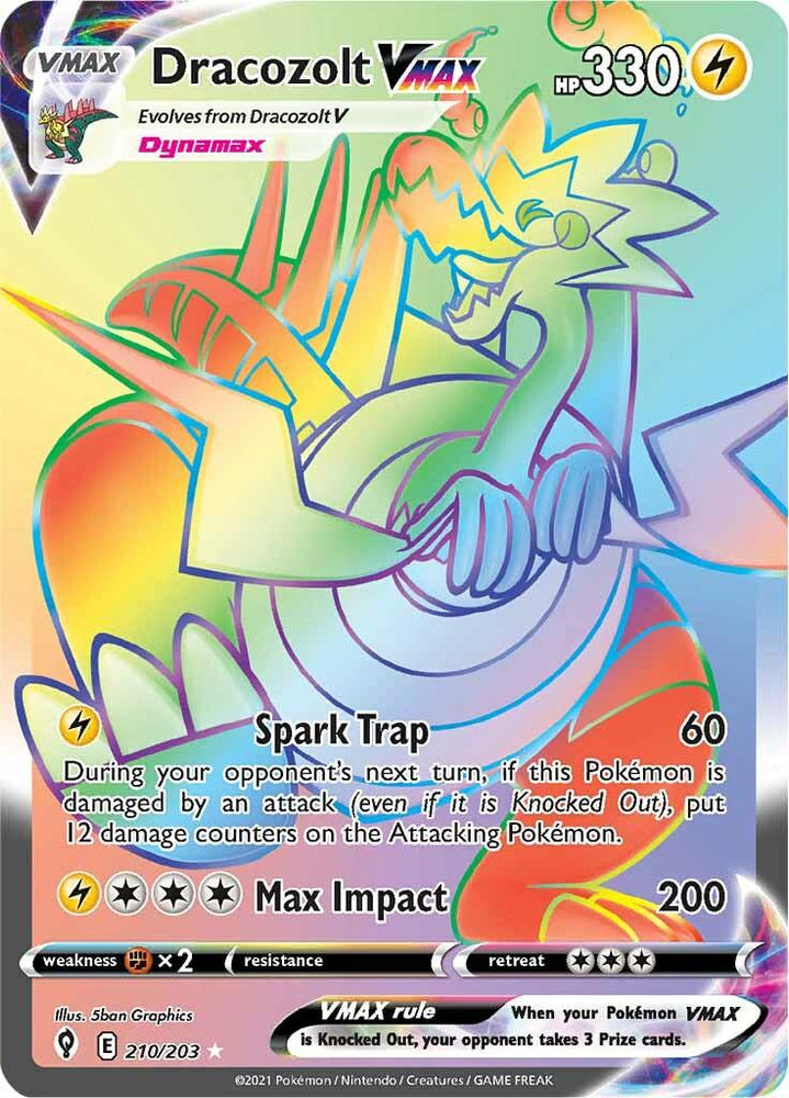 Dracozolt VMAX (210/203) [Sword & Shield: Evolving Skies] (Online Only)