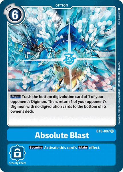Absolute Blast [BT5-097] [Battle of Omni] (ONLINE ORDER ONLY)