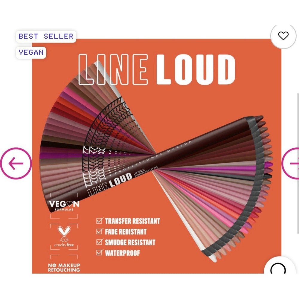 Set Of 25 NYX LINE LOUD VEGAN LONGWEAR LIP LINER Trophy Life (ONLINE ORDER ONLY)
