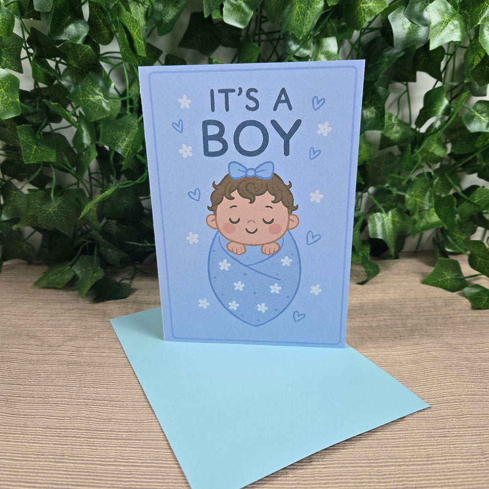 Cute New Baby Boy Card (ONLINE ORDER ONLY)