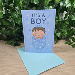 Cute New Baby Boy Card (ONLINE ORDER ONLY)